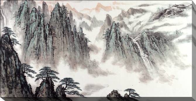 Paintings on canvas Landscape Chinese style