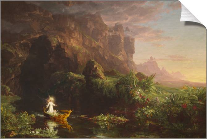 Купить и печать на заказ Картины на холсте Путешествие жизни: детство