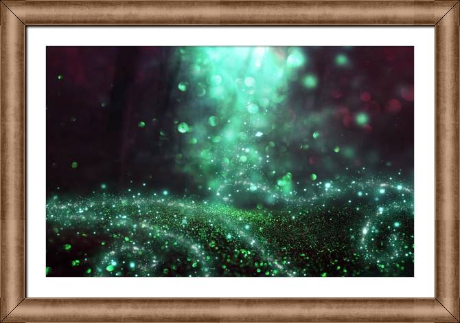 Купить и печать на заказ Картины в рамке, багете Волшебный блеск