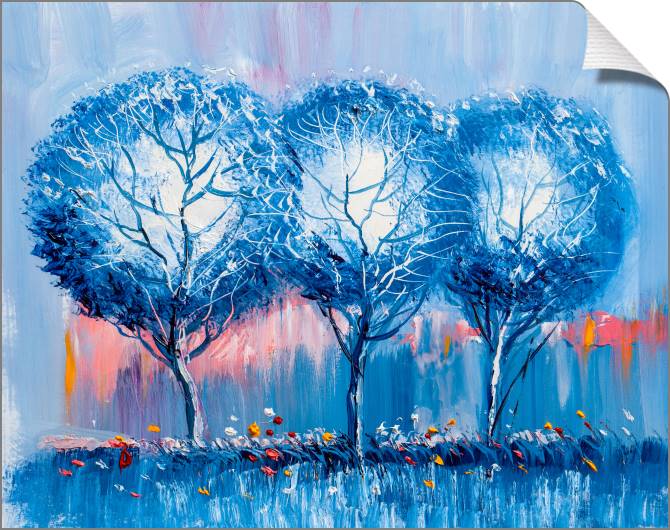 Картины на холсте Round trees