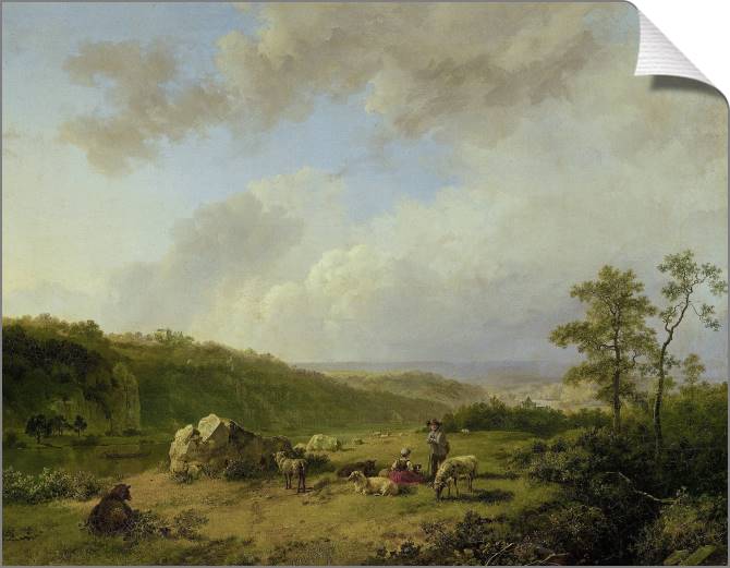 Купить и печать на заказ Картины на холсте Пейзаж с грозой