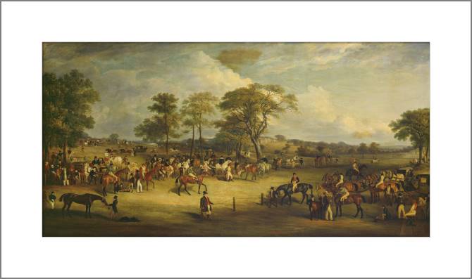 Купить и печать на заказ Картины, фото с паспарту Гонки в Хитон парке