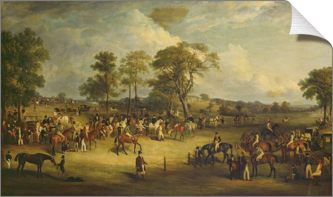 Купить и печать на заказ Картины на холсте Гонки в Хитон парке