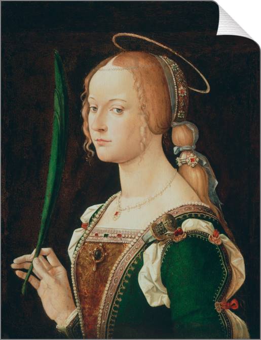 Купить и печать на заказ Картины на холсте Святая Иустина Падуанская