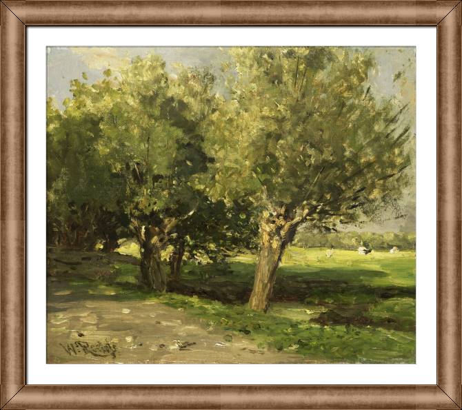 Купить и печать на заказ Картины в рамке, багете Ивы 