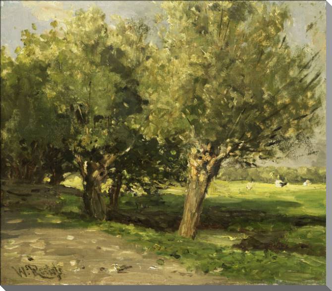 Купить и печать на заказ Картины на пластике, пеноркартоне Ивы 