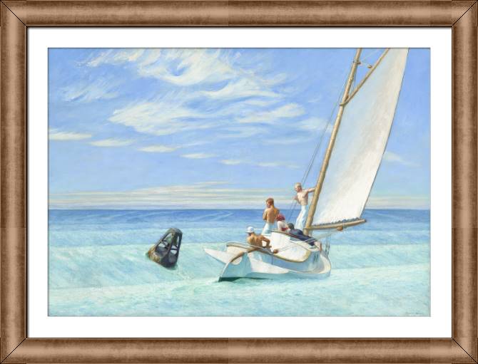 Картины в рамке, багете Ground Swell (Edward Hopper)