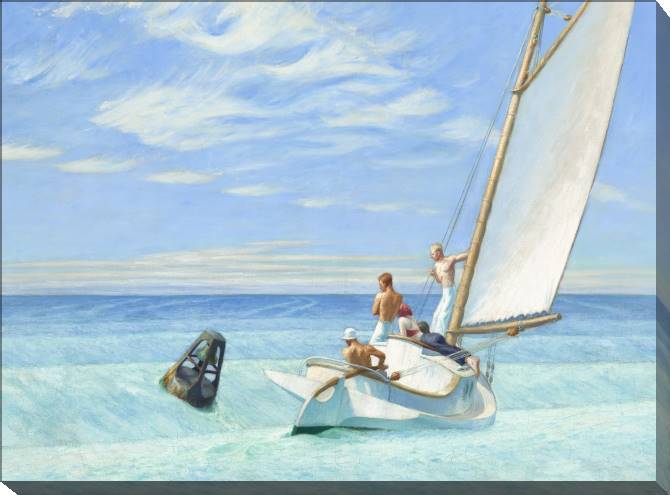 Paintings on canvas Ground Swell (Edward Hopper)