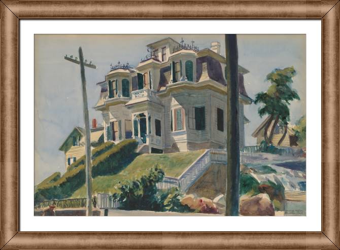 Купить и печать на заказ Картины в рамке, багете Дом Хаскелла