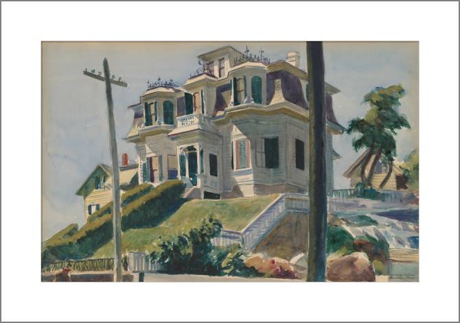 Купить и печать на заказ Картины, фото с паспарту Дом Хаскелла