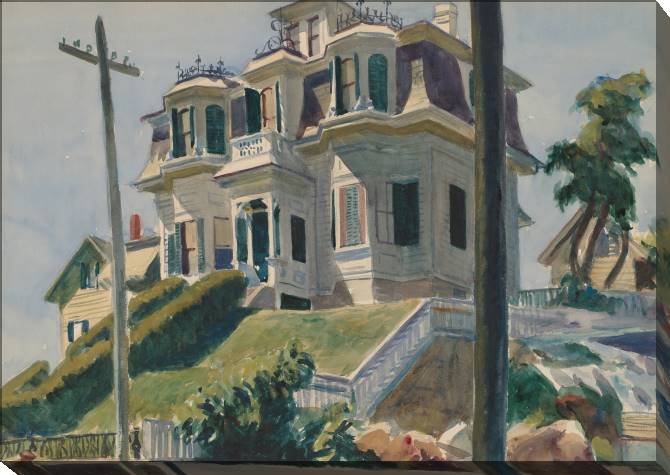 Картины на холсте Haskell's House (Edward Hopper)
