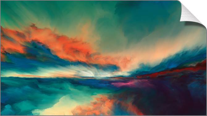 Купить и печать на заказ Картины на холсте Закат цифровая живопись