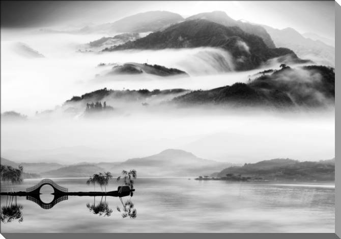 Купить и печать на заказ Картины на пластике, пеноркартоне Фото китайский пейзаж