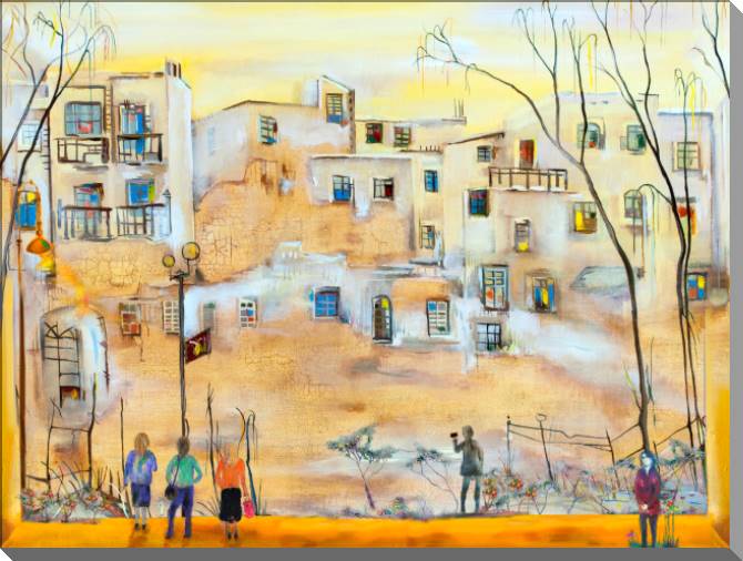 Купить и печать на заказ Картины на пластике, пеноркартоне Экскурсия в неизвестный город