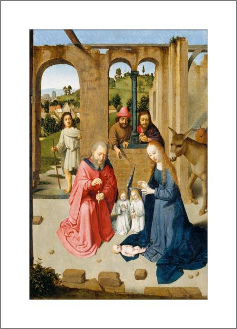 Купить и печать на заказ Картины, фото с паспарту Рождение