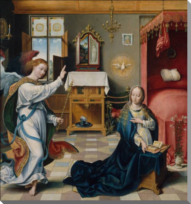 Купить и печать на заказ Картины на пластике, пеноркартоне Благовещение