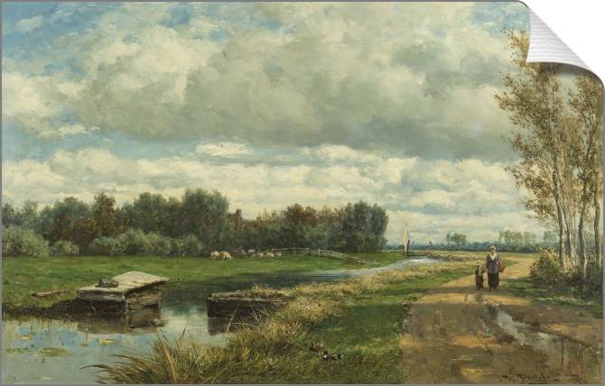 Купить и печать на заказ Картины на холсте Пейзаж в окрестностях Гааги