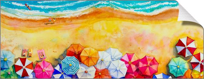 Paintings on canvas Beach umbrellas