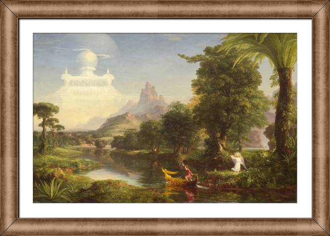 Купить и печать на заказ Картины в рамке, багете Путешествие жизни: молодость