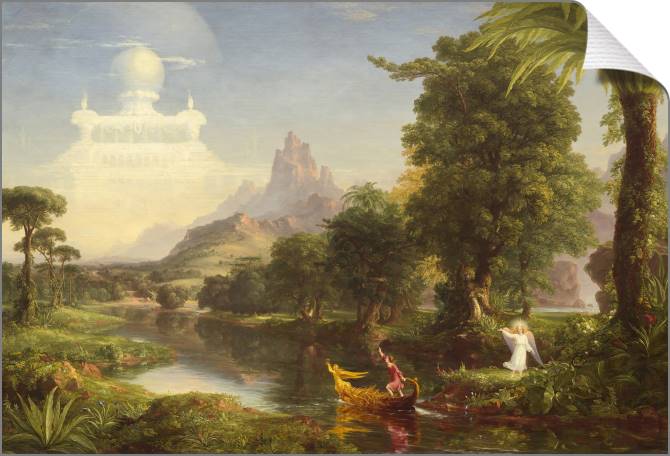 Купить и печать на заказ Картины на холсте Путешествие жизни: молодость