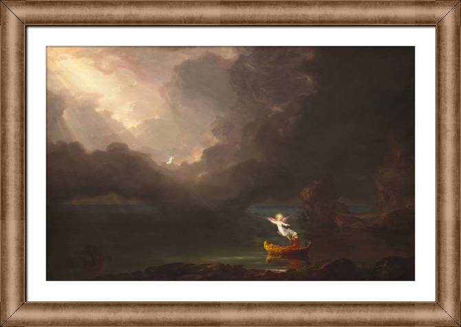 Купить и печать на заказ Картины в рамке, багете Путешествие жизни: Старость