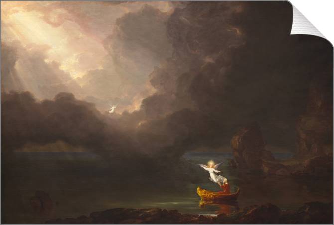 Купить и печать на заказ Картины на холсте Путешествие жизни: Старость