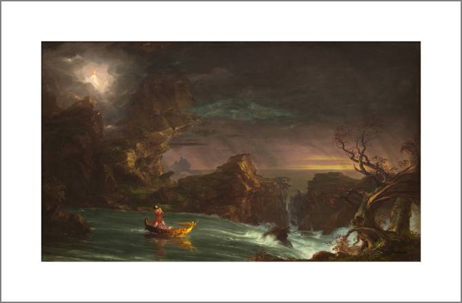 Купить и печать на заказ Картины, фото с паспарту Путешествие жизни: Мужественность