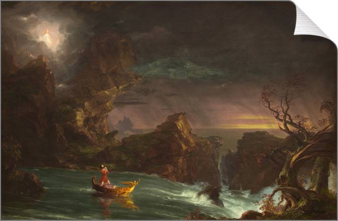 Купить и печать на заказ Картины на холсте Путешествие жизни: Мужественность