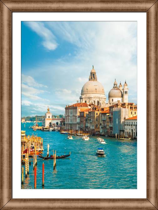 Купить и печать на заказ Репродукции картин Вид на Гранд-канал, Венеция