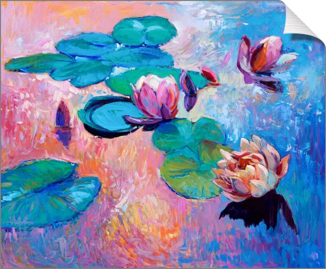 Paintings on canvas Picturesque lilies