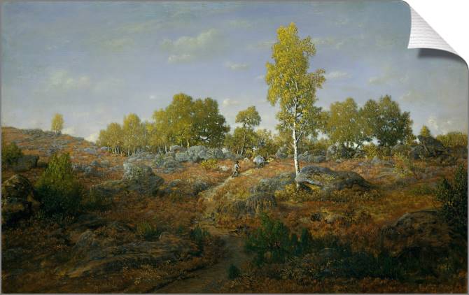 Купить и печать на заказ Картины на холсте Тропинка среди скал