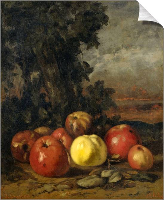 Купить и печать на заказ Картины на холсте Натюрморт с яблоками