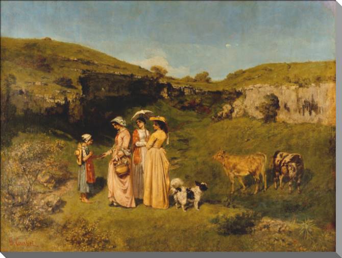 Купить и печать на заказ Картины на пластике, пеноркартоне Деревенские барышни