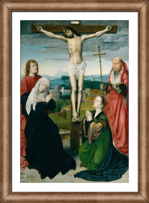 Купить и печать на заказ Картины в рамке, багете Распятие