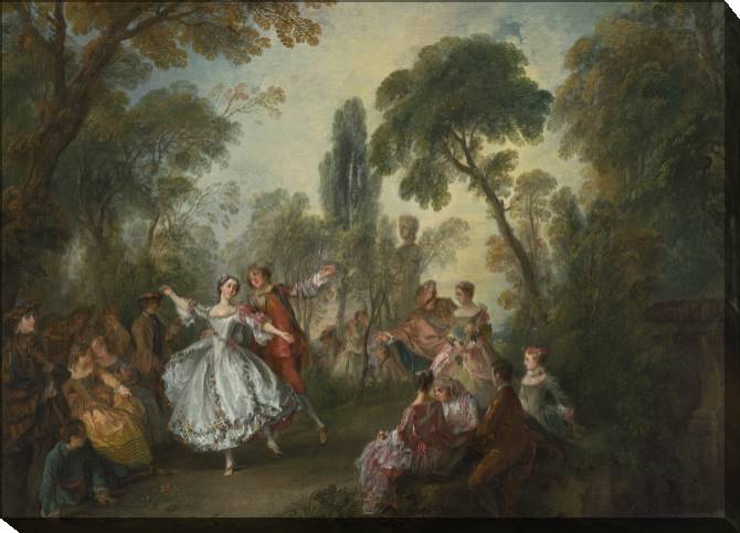 Paintings on canvas Dance La Camargo (Nicolas Lancret)
