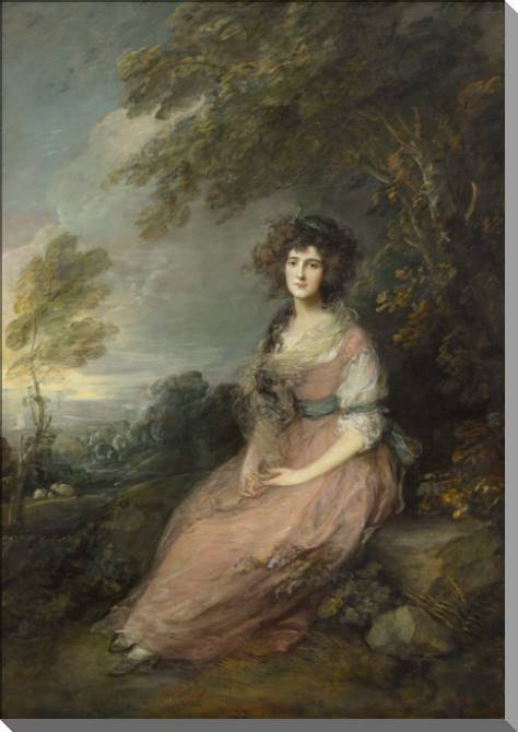 Купить и печать на заказ Картины на пластике, пеноркартоне Миссис Ричард Бринсли Шеридан