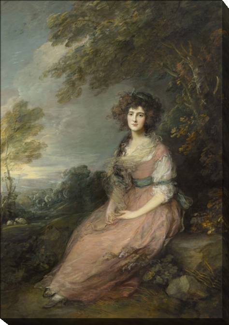 Paintings on canvas Mrs. Richard Brinsley Sheridan (Thomas Gainsborough)