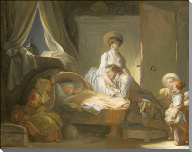 Купить и печать на заказ Картины на пластике, пеноркартоне Посещение детской комнаты