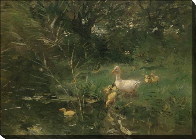 Paintings on canvas Ducklings (Willem Maris)