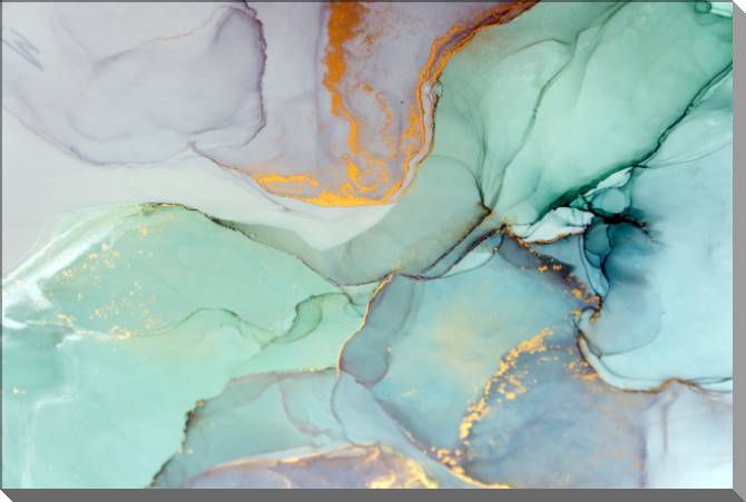 Купить и печать на заказ Картины на пластике, пеноркартоне Прозрачные чернила с золотом