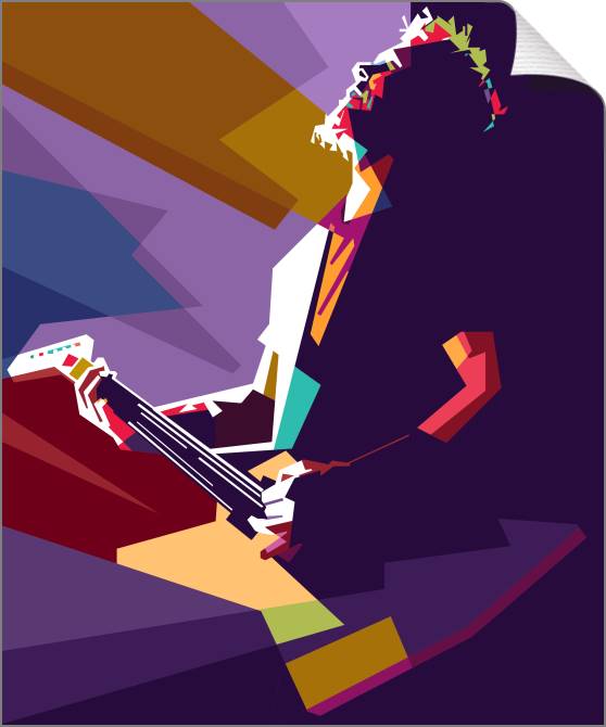 Купить и печать на заказ Картины на холсте Джеймс Хэтфилд (Metallica)