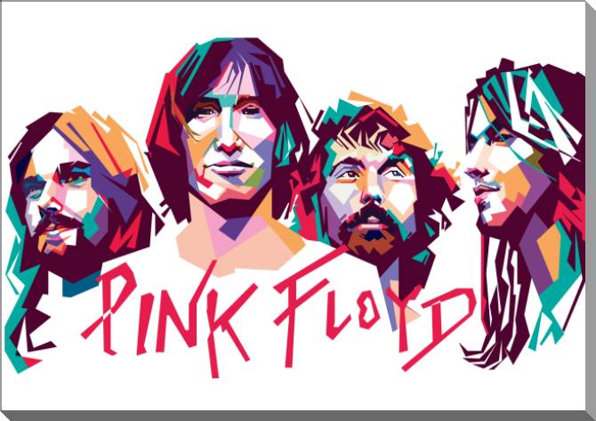 Купить и печать на заказ Картины на пластике, пеноркартоне Pink Floyd