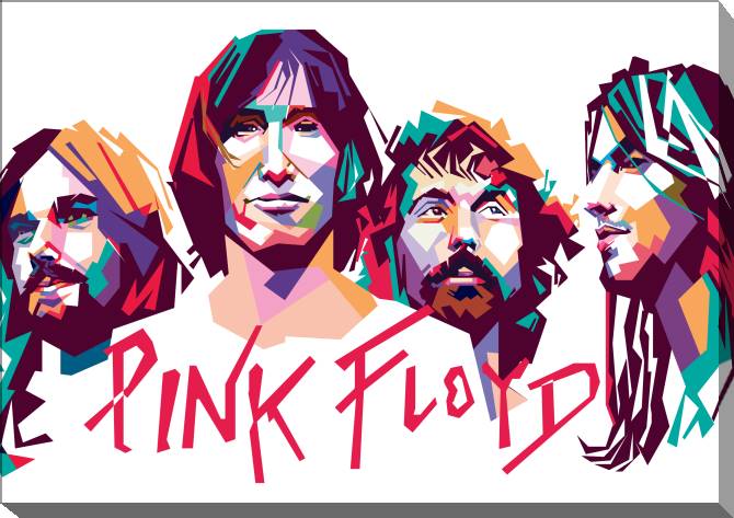Paintings on canvas Pink Floyd