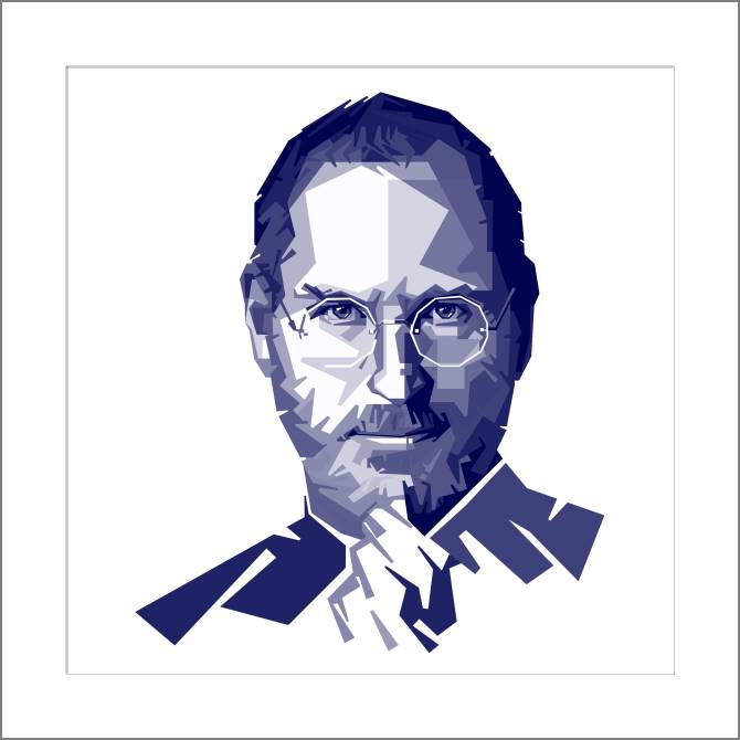 Paintings, photos from Passepartout Steve Jobs