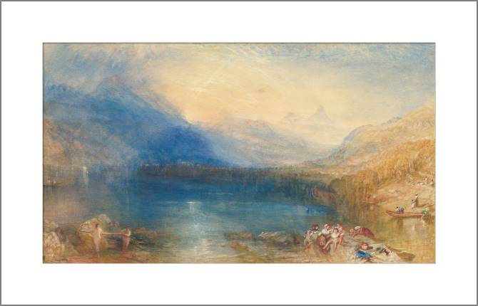 Paintings, photos from Passepartout Lake Zug (William Turner)
