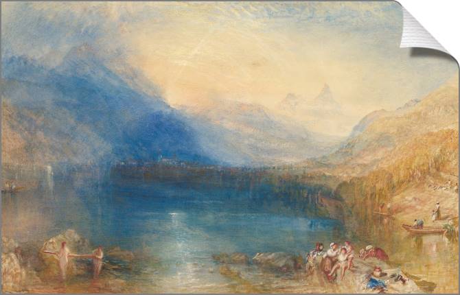 Купить и печать на заказ Картины на холсте Озеро Цуг