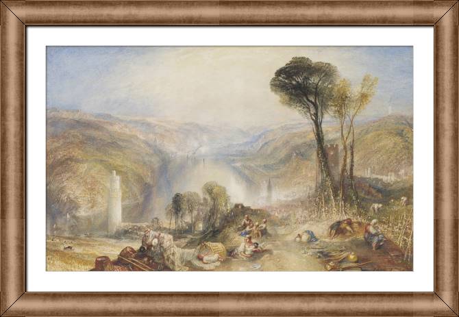 Картины в рамке, багете Oberwesel (William Turner)