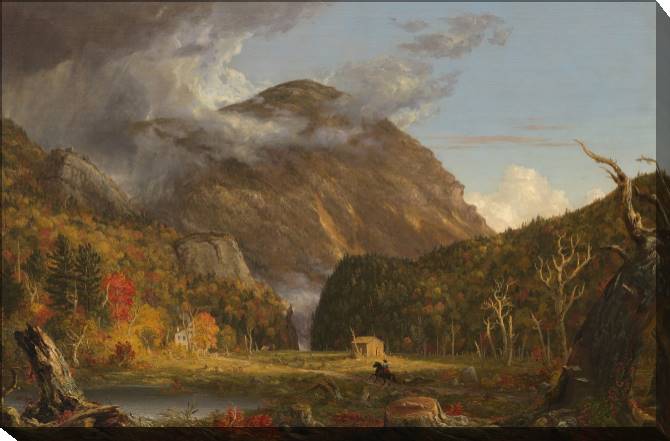 Paintings on canvas Mountain pass (Crawford Notch)