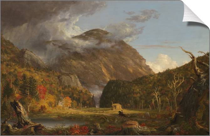 Купить и печать на заказ Картины на холсте Вид на горный перевал