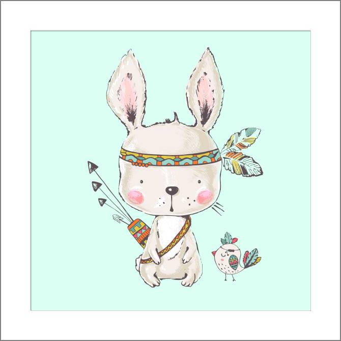 Paintings, photos from Passepartout Bunny Indian